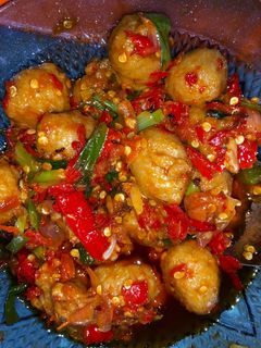 Foto resep Bakso sambal mercon