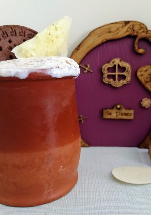 Una foto de Helado de queso Idiazábal