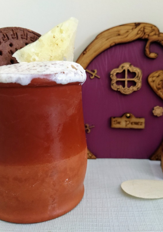Una foto de Helado de queso Idiazábal