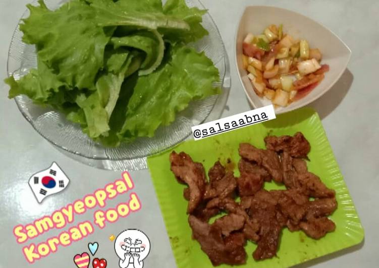 Samgyeopsal homemade