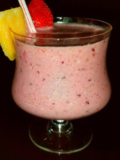 A picture of Mike's Tropical Rum Slushies.