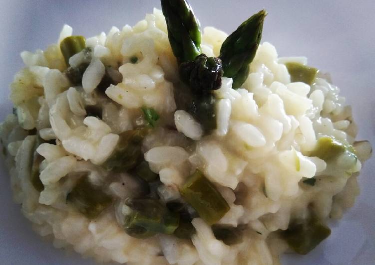 Risotto asparagi e scamorza