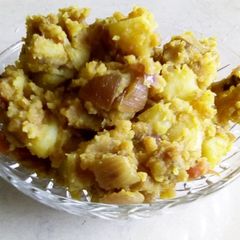 A picture of Masala potato fry.