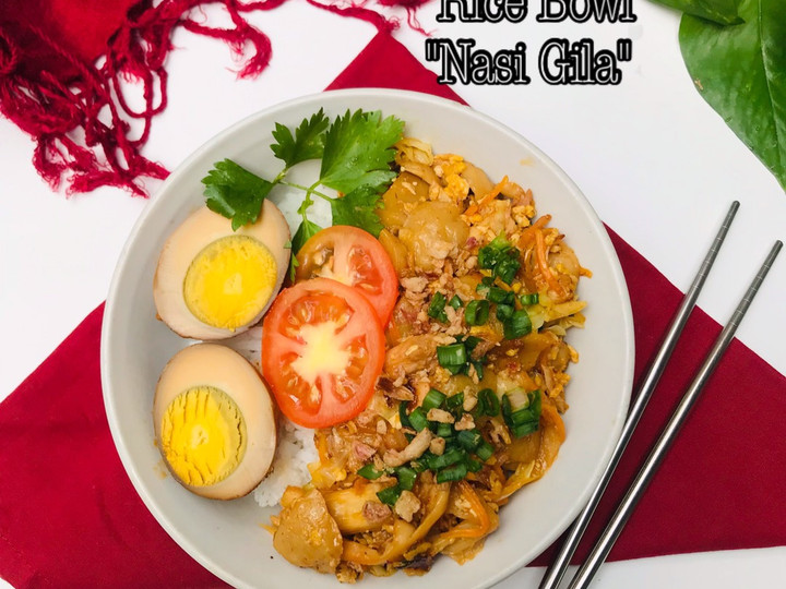 Langkah Mudah untuk Menyiapkan Rice Bowl &amp;#34;Nasi Gila&amp;#34; yang Menggugah Selera