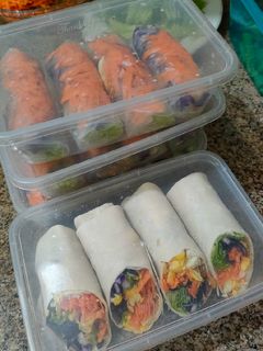 Foto resep #1 Rice Paper & Tortilla Veggie Spring Roll