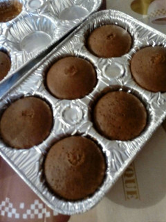 Una foto de Brownie en microondas