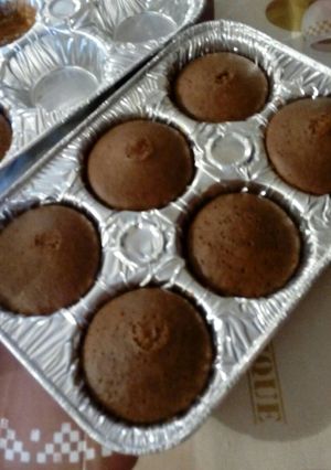 Una foto de Brownie en microondas