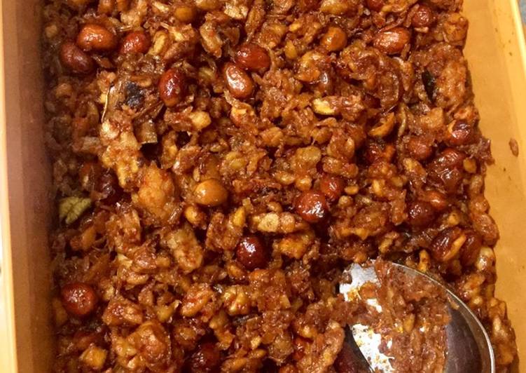 Cara mengolah Kering Tempe Ebi Anti Gagal