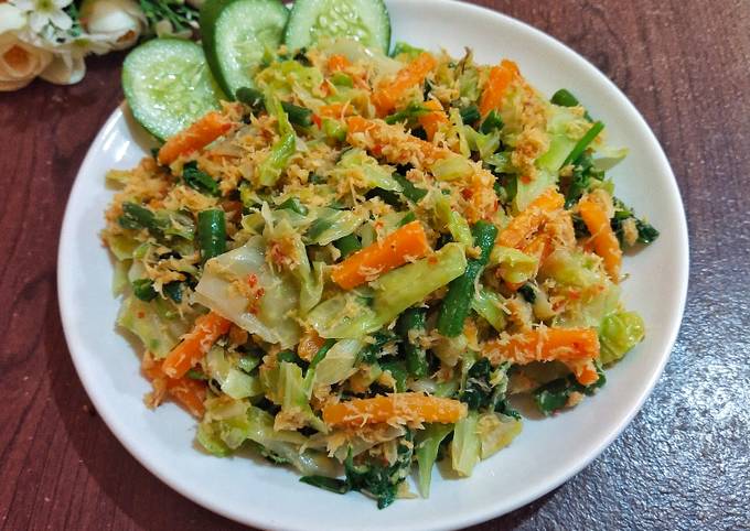 Cara Membuat Sayur Urap (versi tumis) lebih gurih dan tahan lama Untuk Pemula