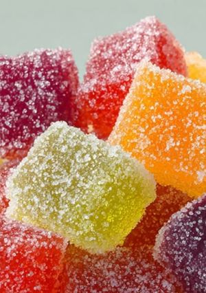 Una foto de Gomitas de gelatina Caseras