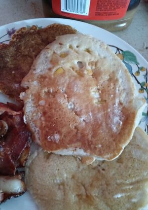 A picture of Peach Pancakes.