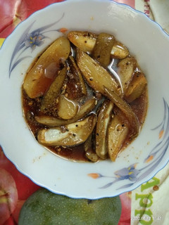 A picture of Sweet. Mango. Pickle.