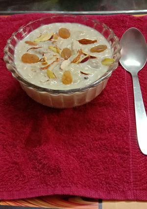 A picture of Sweet potato kheer.