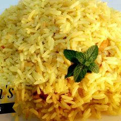 A picture of Fried Yellow Rice.