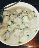 Canh khoai sọ nấu lạc