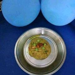 A picture of Banana - Green peas Sheera.