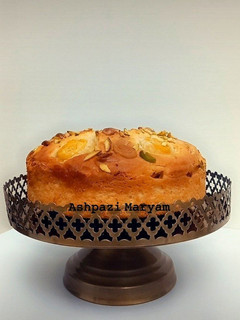 عکسی از دستور کیک زردآلو