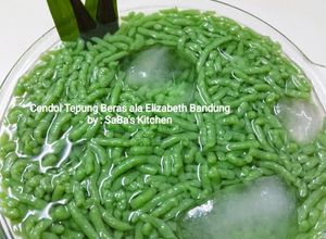Foto resep 44. Cendol Tepung Beras ala Elizabeth Bandung