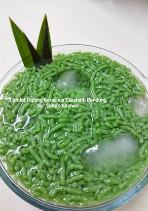 Foto resep 44. Cendol Tepung Beras ala Elizabeth Bandung