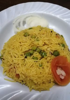 A picture of Peas pilao(my mum style)#themechallenge.