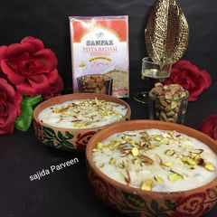 A picture of Sanfaz pista badam kheer mix (Rice Pudding Mix).