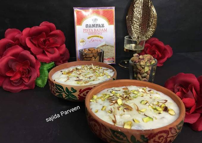 Recipe of Award-winning Sanfaz pista badam kheer mix (Rice Pudding Mix)