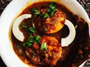 A picture of spicy boiled eggs