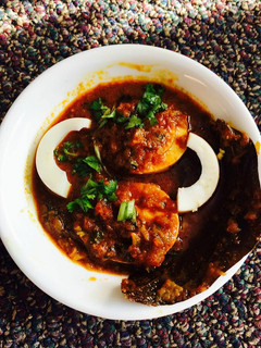 A picture of Egg Curry.
