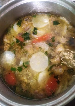 Foto resep Soto Lobak Daging Sapi (Soto Bandung)