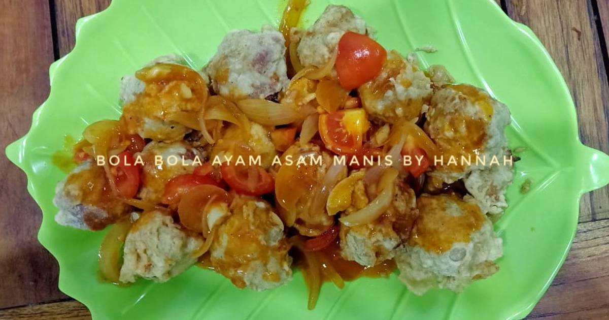 Resep Bola Bola Ayam Asam Manis Bag 2 Oleh Hannah Cookpad