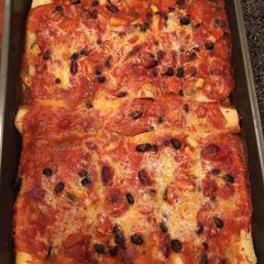 A picture of Enchiladas.
