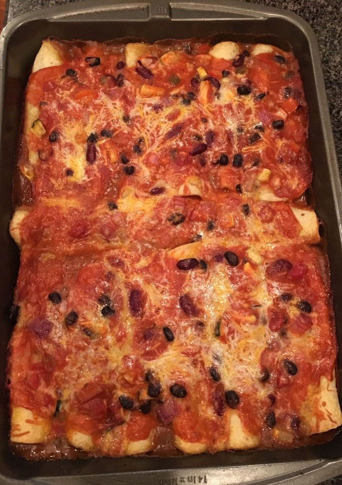 A picture of Enchiladas.