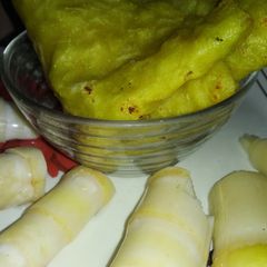 A picture of Bascrili ya bamboo shoots ki cheele.