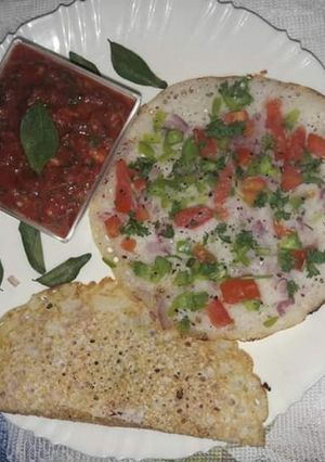 A picture of Uttapam.
