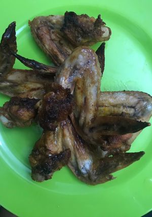 A picture of Fried chicken wings.