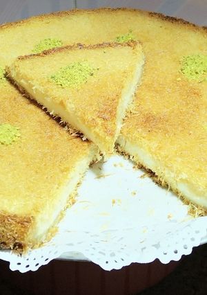 صورة لوصفة كنافة بالقشطة 😋😍