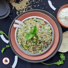 A picture of Bajra Pulav (Pearl millet Pulav).