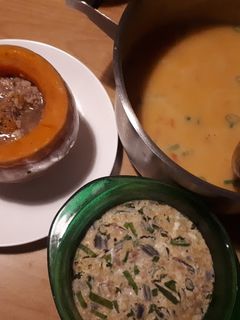 Hình của món Súp bí đỏ.