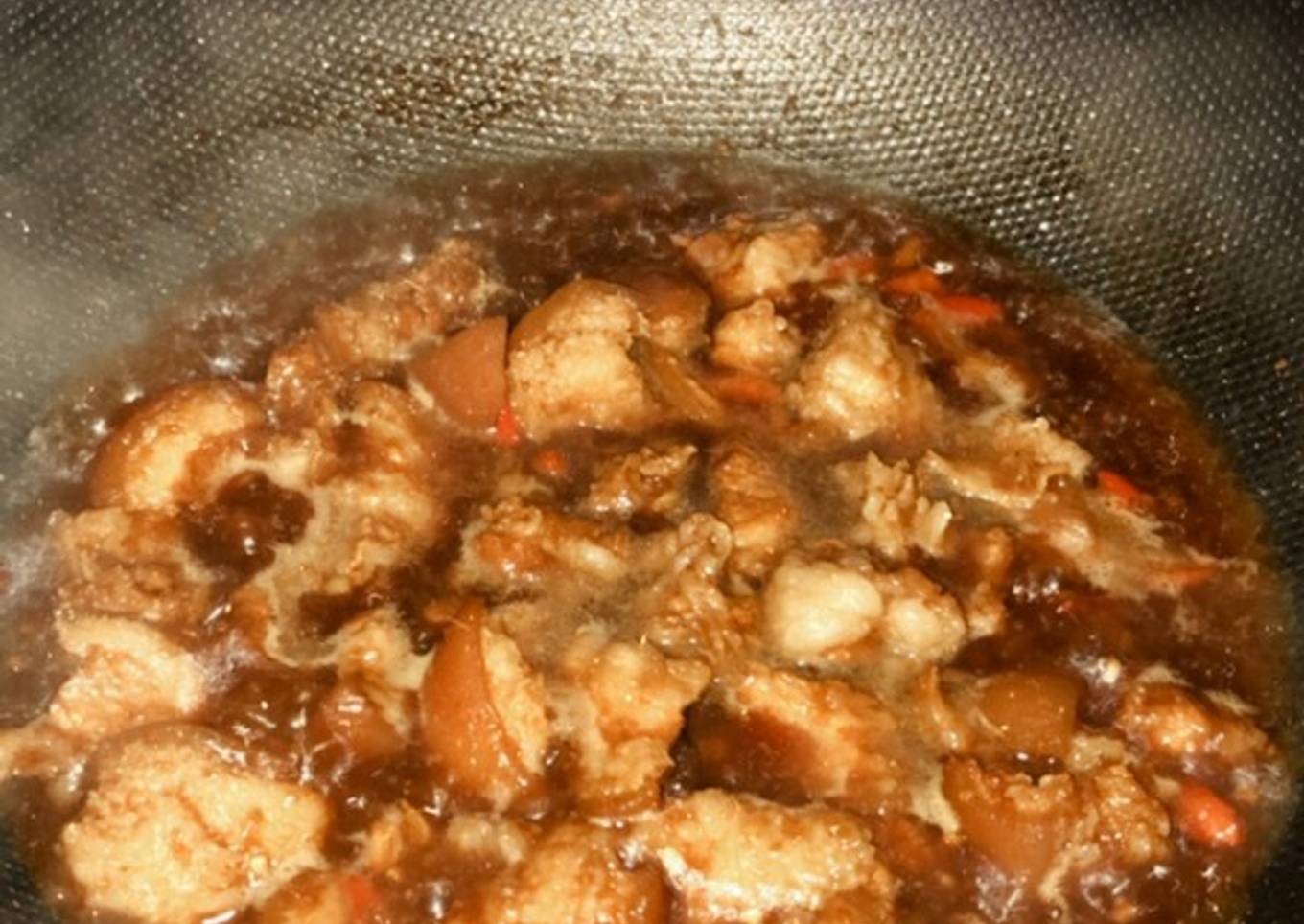 Babi kecap sederhana maknyus!