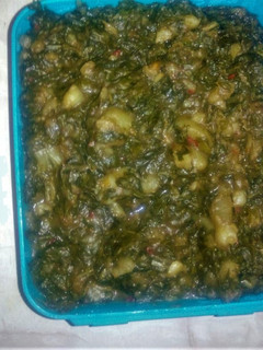 A picture of Potato Spinach.