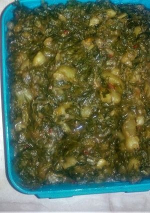 A picture of Potato Spinach.
