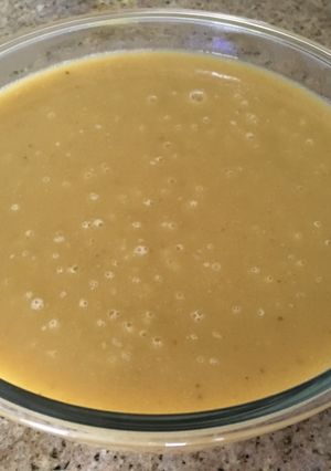 A picture of Delicious Lentil Soup.
