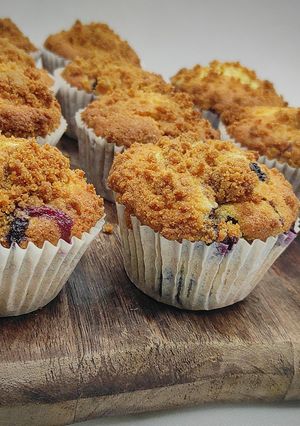 Une photo de Muffins aux myrtilles