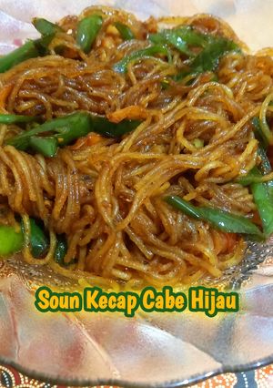 Foto resep Soun Kecap Cabe Hijau
