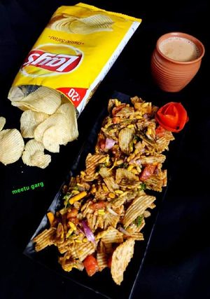 लेस चिप्स भेल (lays chips bhel recipe in Hindi) रेसिपी मुख्य फोटो
