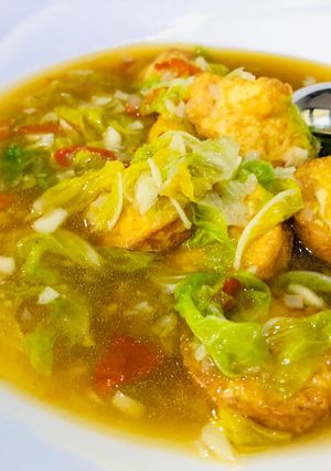 Foto resep Tumis Sapo tahu simple (tahu jepang) tanpa daging