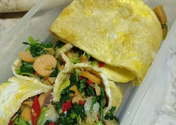 Bagaimana cara buat Telur Gulung Sehat (Diet Menu)  gurih