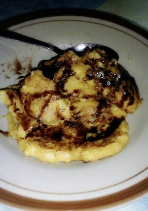 Foto resep Pancake labu kuning + oat