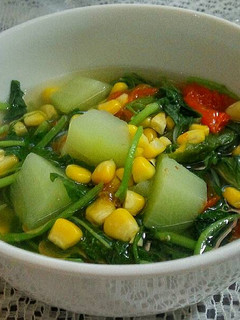 Foto resep Sayur Bayam [Vegetarian Safe]