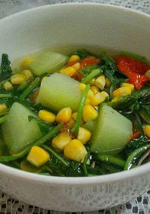 Foto resep Sayur Bayam [Vegetarian Safe]